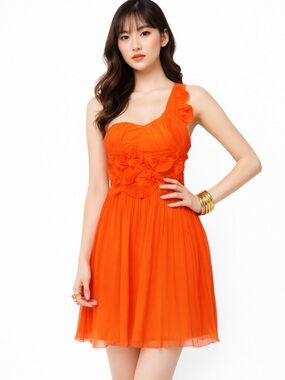 bebe | Dresses | Bebe One Shoulder Lace Overlay Dress | Poshmark